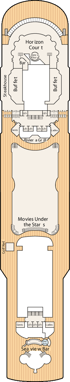 Lido dek