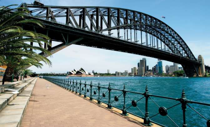 Een brug in Sydney