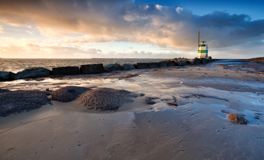 Het strand van Ijmuiden