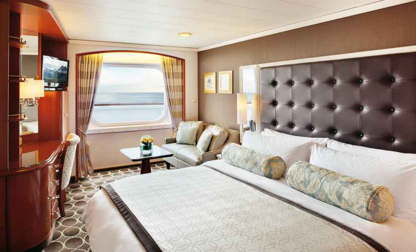 Buitenhut zonder balkon comfortabele Crystal Serenity