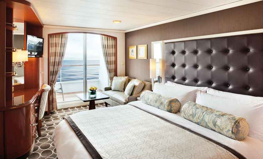 Buitenhut met balkon comfortabele Crystal Serenity