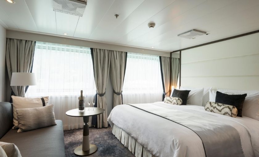 Yacht suite Luxe schip Crystal Esprit