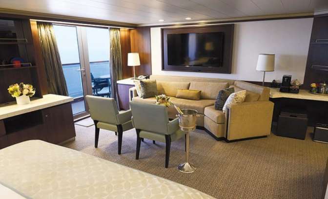 Luxe suite van Holland America Line 