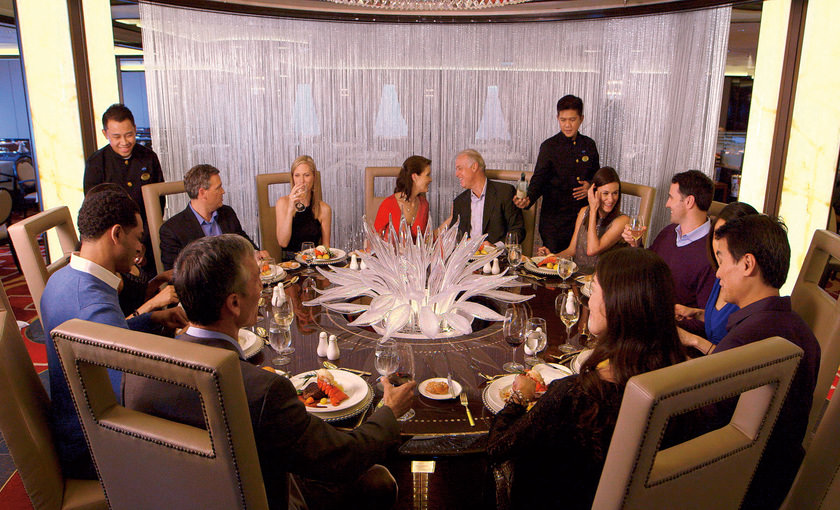 Dineren bij Royal Princess