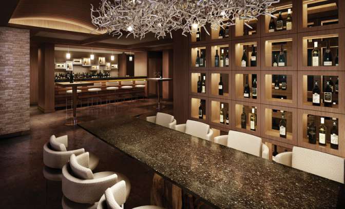 Wijnbar van schip Norwegian Escape