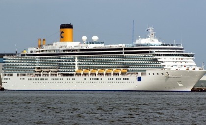 Het schip Costa Deliziosa van rederij Costa cruises
