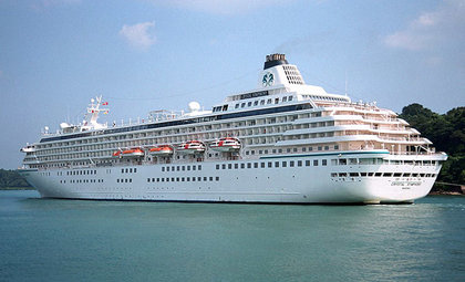 De Crystal Symphony van rederij Crystal Cruises