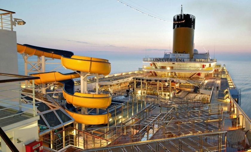 Costa Fortuna bovenste dek