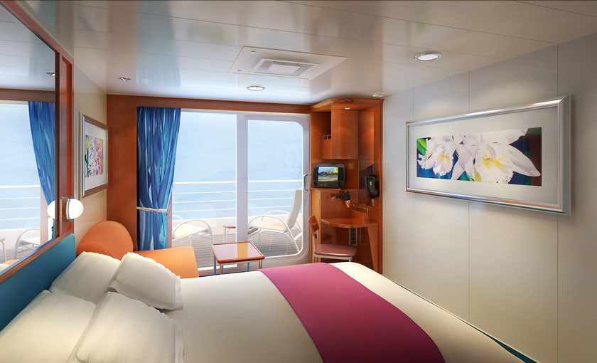 Een balkonhut op de Pride of America van NCL