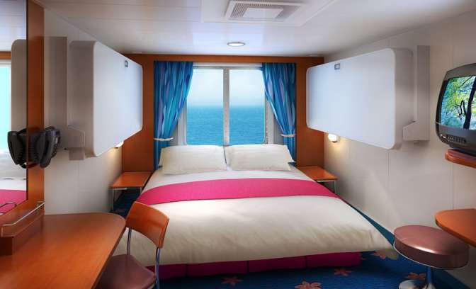 Een buitenhut op de Pride of America van NCL