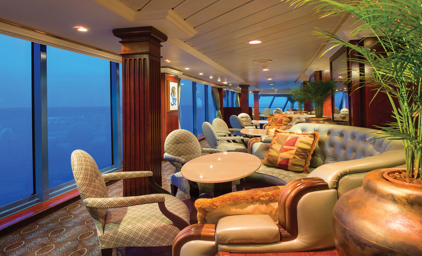 Prachtig uitzicht aan boord van luxe rederij oceania