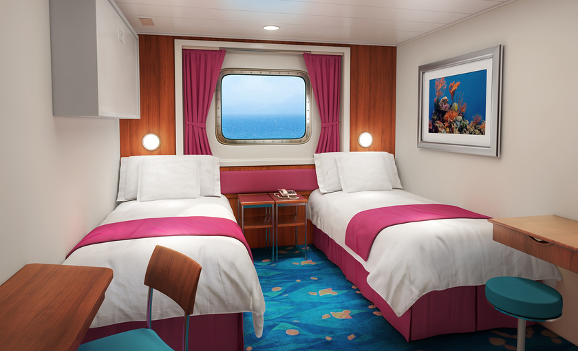 Een buitenhut op de Norwegian Gem van Norwegian Cruise Line