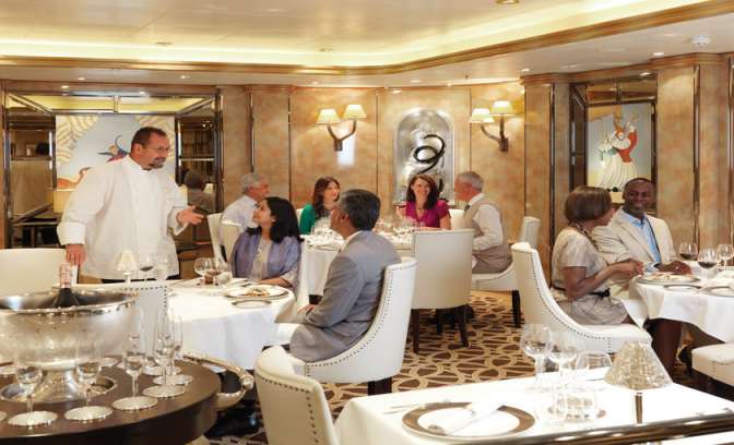 Restaurant met Chef Zimmerman op de Queen Elizabeth