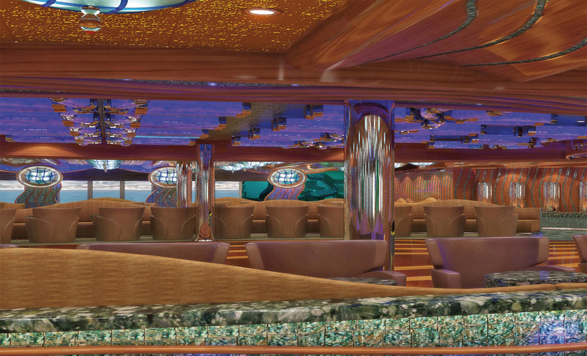 De grand bar op de Costa Favolosa