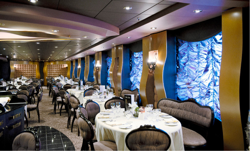 Dinnerzaal op de MSC Divina