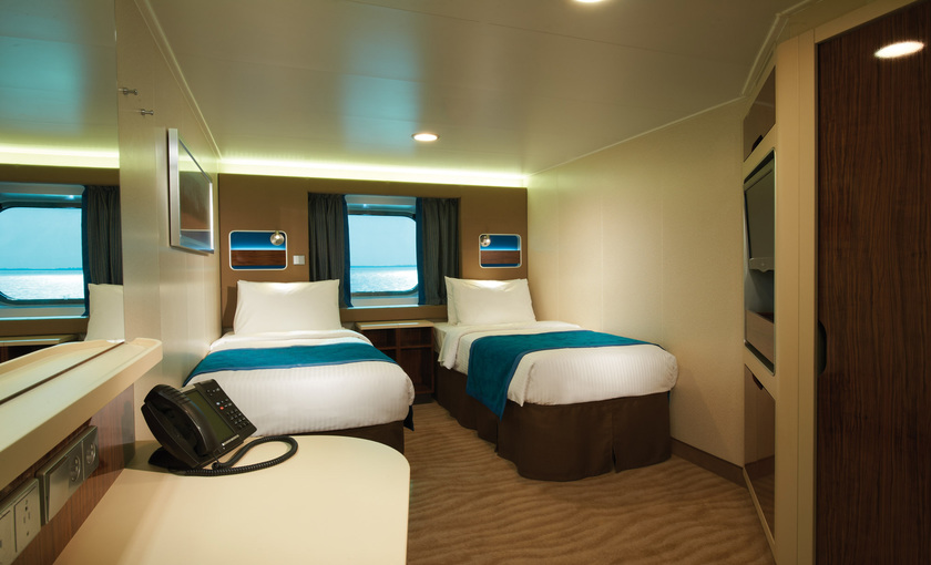 Een buitenhut op de Norwegian Getaway van NCL