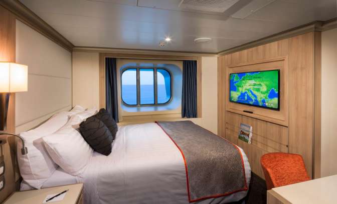 Buitenhut op Koningsdam cruiseschip