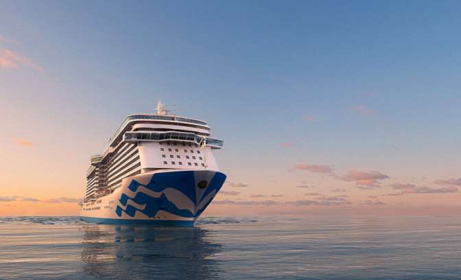 Cruiseschip Majestic Princess van rederij Princess Cruises