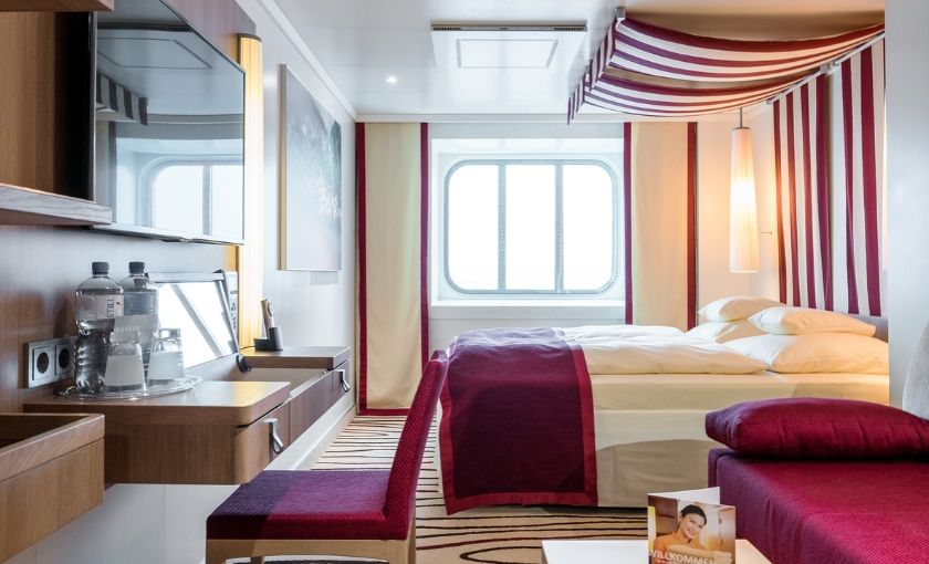 Buitenhut op de AidaPerla