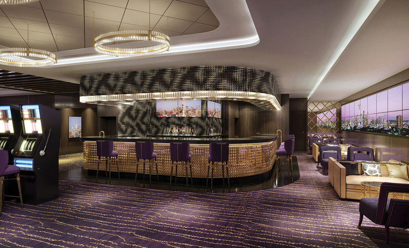 Casino skyline bar op de Norwegian Bliss