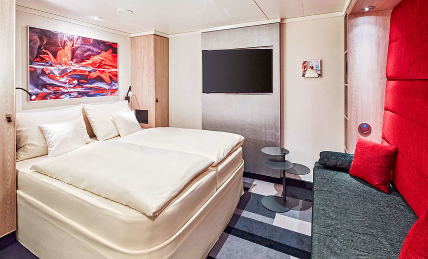 Slaapkamer binnenhut AIDAnova