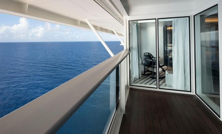 Celebrity Apex royal suite balcony
