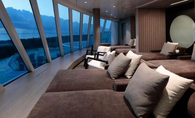 celebrity Apex spa relaxation room