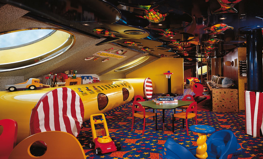 Speelruimte van cruiseschip Carnival Pride