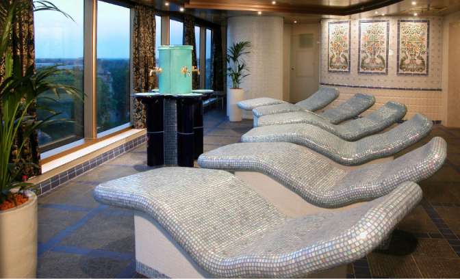 De spa op de MS Oosterdam
