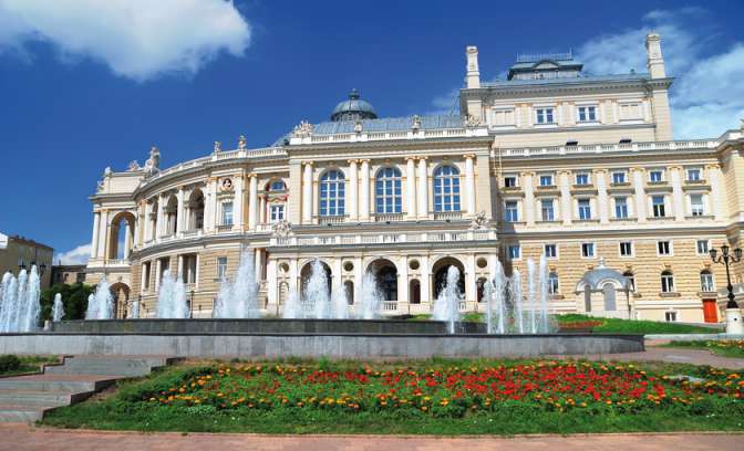 Operagebouw in Odessa, Oekraïne